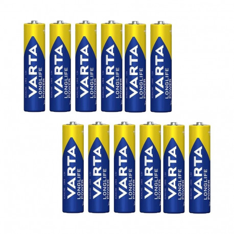 Battery - Varta Longlife Power AAA LR03 1.5V Alkaline 12 Pack