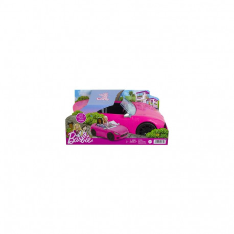 Toy Vehicle - Barbie Convertible (Mattel, pink convertible design)