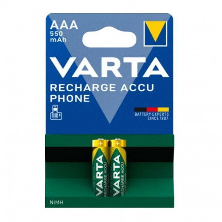 Battery - Varta Recharge Accu Phone AAA 550mAh 2pcs