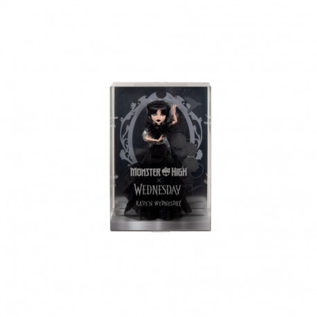 Collectible Doll - Mattel Monster High Wednesday Addams Rave N Dress Black