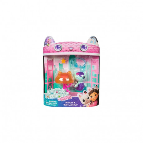 Toy Figurine - Spin Master Gabby's Dollhouse MerCat and Kitty Jellyfish