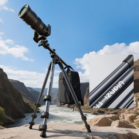 Photographic Tripod - Ulanzi TT59 175 cm, 3 kg Load Capacity, Aluminum, Black/Grey