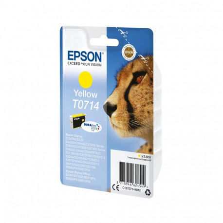 Ink Cartridge - Epson T0714 Yellow Ink Cartridge (C13T07144012, Yellow)