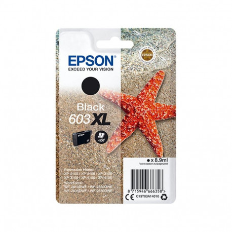 Ink Cartridge - Epson Ink 603XL Black (C13T03A14010, high-capacity, black)