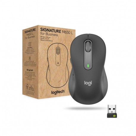 Input Device - Logitech Signature M650 Wireless Mouse Bluetooth Android Graphite