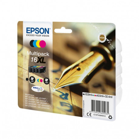 Ink Cartridge - Epson Ink No 16XL Multipack (C13T16364012, 4 colors)
