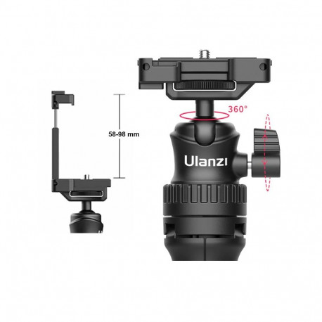 Telescopic selfie stick - tripod Ulanzi MT-34