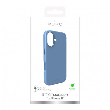 Apple iPhone 17 Liquid Silicone Cover with Magsafe by Puro Blue