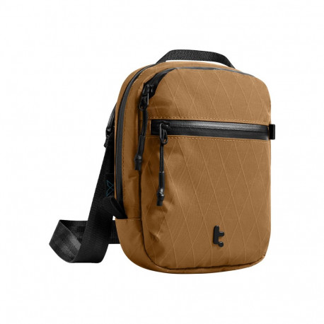 TOMTOC Aviator-T37 travel bag with shoulder strap X-Pac 1.3L (brown)