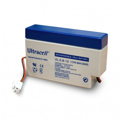 Ultracell lead acid battery 12 V, 0.8 Ah (UL0.8-12)