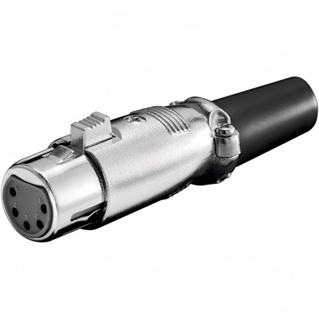 Goobay Microphone Jack, XLR female (5-pin) 5 Pin