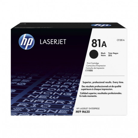 HP 81A must tooner LJ Enterprise MFP M630
