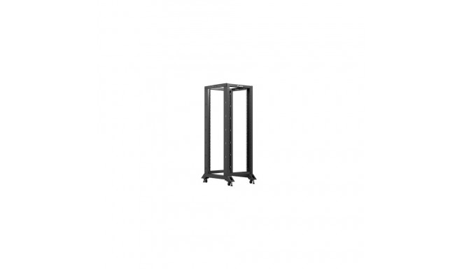 OPEN RACK 19" 32U 600X800 BLACK LANBERG V2 (FLAT PACK)