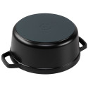 Staub La Cocotte 24cm ümmargune must malmist