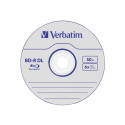 1x10 Verbatim BD-R Blu-Ray 50GB 6x white sinine Cakebox