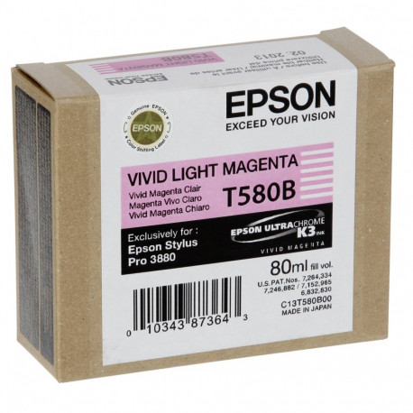 Epson tindikassett erksavärviline hele magenta T 580 80 ml T 580B