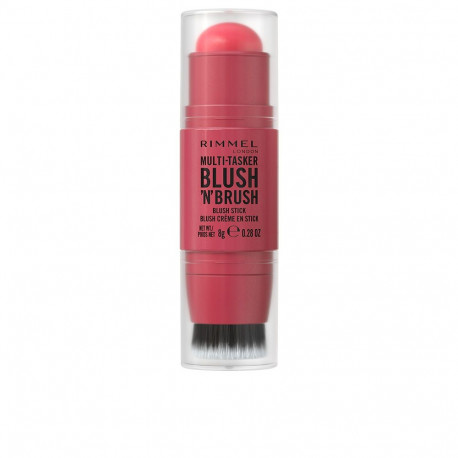 Rimmel London põsepuna-pulk Multi-Tasker Blush 'n' Brush #150-Cherry On Point 8g