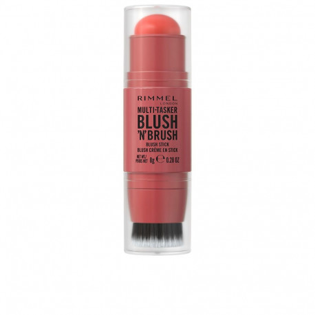RIMMEL LONDON MULTI-TASKER BLUSH 'N' BRUSH stick #250-Coral Dust 8 gr