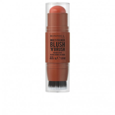 Rimmel London põsepuna pulk Multi-Tasker Blush 'n' Brush 8gr, #300-Nearly Suede