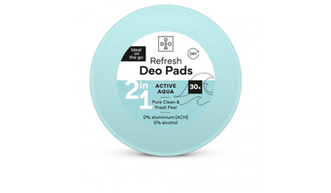 DEODEA DEO PADS discos active aqua 30 u