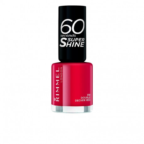 RIMMEL LONDON 60 SECONDS SUPER SHINE esmalte de uñas #310-double decker red 8 ml
