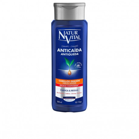 NATUR VITAL šampoon juuste väljalangemisevastane rasustele juustele 300ml