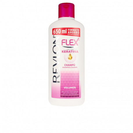 REVLON šampoon MASS MARKET FLEX KERATIN volüümiandev õhukestele juustele 650ml