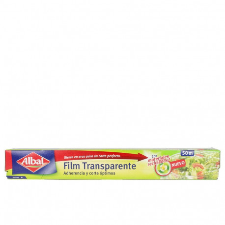 ALBAL FILM TRANSPARENTE con sistema corte fácil 50 metros