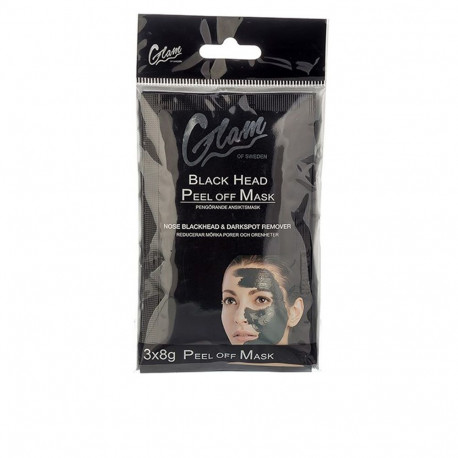 GLAM OF SWEDEN MASK black head peel off 3 x 8 gr