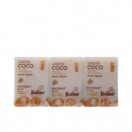 LIXONE COCO jabón 100% natural 3 x 125 gr