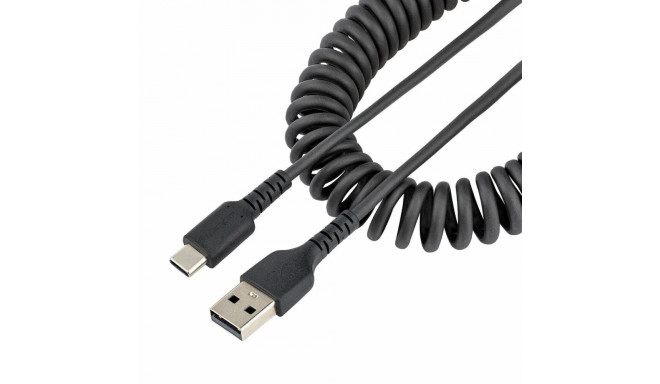 USB A - USB C Kaabel Startech R2ACC-50C-USB-CABLE Must 50 cm