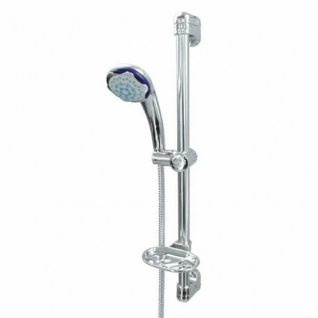 Shower Column Rousseau Grey Chrome Metal