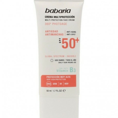 Anti Brown Spot Sun Cream Babaria Solar Multiproteccion Spf 50+ 50 ml