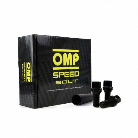 Kruvide komplekt OMP OMPS09791201 Must M12 x 1,50 33 mm (20 Ühikut)