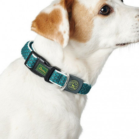 Dog collar Hunter Basic Thread Size M Lime (33-50 cm)