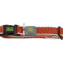 Dog collar Hunter Basic Thread Orange Size M (33-50 cm)