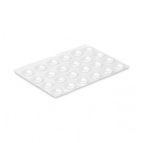 Doorstop Inofix 8 x 2,2 mm Protection against knocks 25 Units Transparent PVC