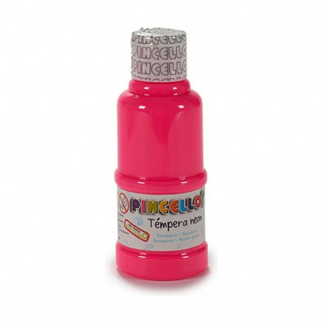 Tempera Pincello Neon Pink 120 ml (12 Units)
