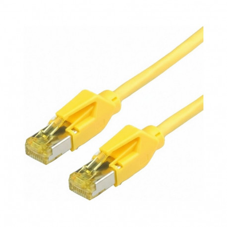 "DRAKA Patchkabel Cat.6A (Class EA) S/FTP, UC900 TM31, LSOH, gelb, 2 m"