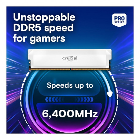 "16GB Crucial Pro Overclocking Edition Modul - DIMM 288-PIN 6400 MHz / PC5-51200 - CL38 - 1.35 V - u