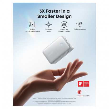 "Anker Nano Power Bank 10K 45W USB-C"