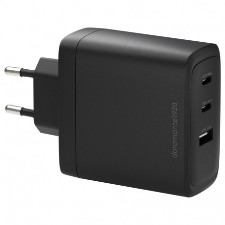"dbramante1928 re-charge - Netzteil - 100 Watt - 3 Ausgabeanschlussstellen (2 x USB-C, USB) - Schwar