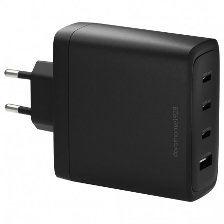 "dbramante1928 re-charge - Netzteil - 140 Watt - 4 Ausgabeanschlussstellen (3 x USB-C, USB) - Schwar