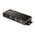 "D StarTech 7PT MANAGED INDUSTRIAL USB HUB"