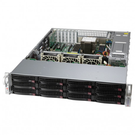 Supermicro SuperChassis 2U CSE-826BAC12-R802LPB korpus