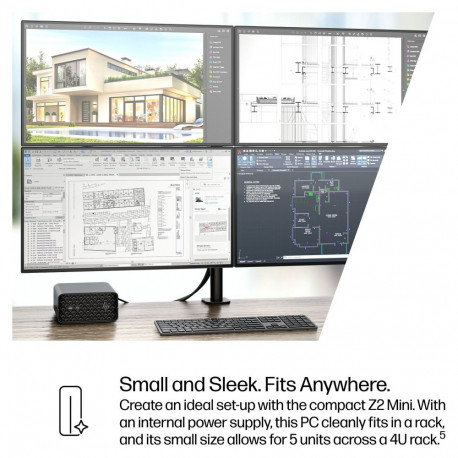 HP Z2 Mini G1a AMD Ryzen AI Max+ PRO 395 64GB 2TB/SSD W11P 3-aastane garantii (DE)