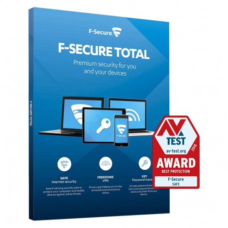 F-SECURE Total Security - 5 seadet, 1 aasta - ESD