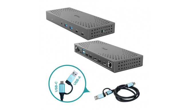 D i-tec USB-C/Thunderbolt 14-in-1 PD 100W dokkimisjaam