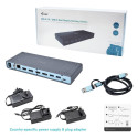 "D I-Tec USB 3.0 / USB-C 5K Universal Dual Docking Station"