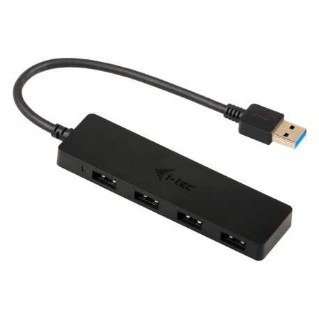 "USB3.0 HUB 4Port SuperSpeed passiv i-Tec Black"